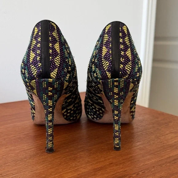 J. Crew Multicolor Patterned Heels - Picture 2 of 4